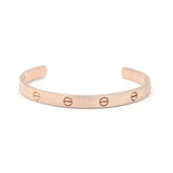 925 Sterling Silver Adjustable Rose Gold Plated Bracelet