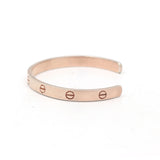925 Sterling Silver Adjustable Rose Gold Plated Bracelet