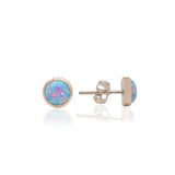 925 Silver Opal Gemstone Earring