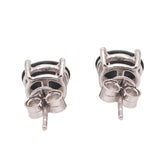 Black Star Gemstone Earring Stud