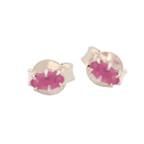 Marquise Ruby Gemstone Earring Stud