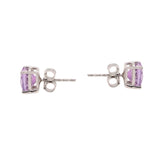 Natural Amethyst Gemstone Earring