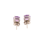 Natural Amethyst Gemstone Earring