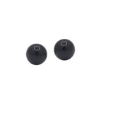 Round Black Onyx Gemstone Earring