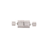 Hexagon Shape Cubic Zirconia Earring