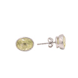 925 Silver Green Peridot Earring