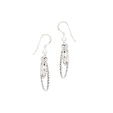 925 Sterling Silver Elephant Shaped Drop Earring