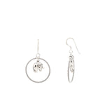 925 Sterling Silver Elephant Shaped Drop Earring