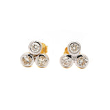 14 Carat Gold Diamond Beautiful Earring Stud
