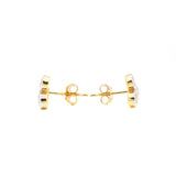 14 Carat Gold Diamond Beautiful Earring Stud