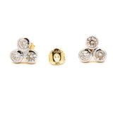 14 Carat Gold Diamond Beautiful Earring Stud