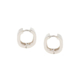 Solid Silver Designer Earring Stud