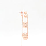 Rose Gold Plated Silver Earring