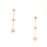 Rose Gold Plated Silver Earring