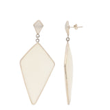 Silver Chalcedony Gemstone Earring