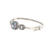 Silver Mystic Topaz & Marcasite Bracelet