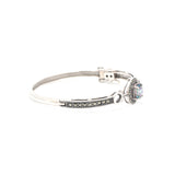 Mystic Topaz & Marcasite Silver Bracelet