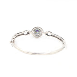 Mystic Topaz & Marcasite Silver Bracelet