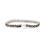 925 Silver Smoky Topaz Gemstone Bracelet