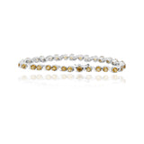 925 Sterling Silver Natural Citrine Gemstone Bracelet