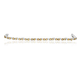 925 Sterling Silver Natural Citrine Gemstone Bracelet