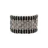 Natural Diamond Silver Thread Bracelet