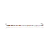 Natural Multi Gemstone 925 Sterling Silver Bracelet