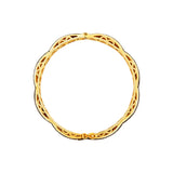 Natural Polki Diamond 925 Silver Bangle Bracelet