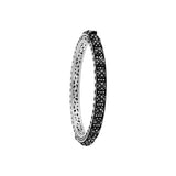 925 Silver Natural Diamond Oxidized Bracelet