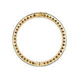 925 Sterling Silver Polki Diamond Bangle Pair