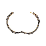 Natural Blue Sapphire And Diamond 925 Silver Bracelet