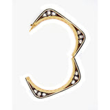 Square Polki Diamond 925 Silver Bracelet