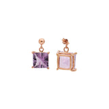 925 Sterling Silver Delicate Natural Amethyst Gemstone Earring