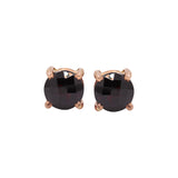 925 Sterling Silver Natural Red Garnet Gemstone Earring Stud