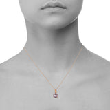 925 Sterling Silver Beautiful Natural Amethyst Gemstone Handmade Pendant