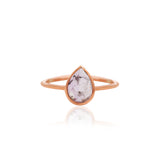 Rose Gold Plated Amethyst Ring