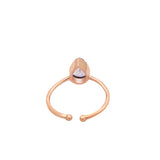 Rose Gold Plated Amethyst Ring
