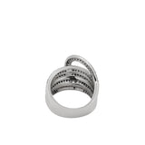 Solid Silver Cubic Zirconia Stone Ring