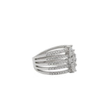 Cubic Zirconia Stone 925 Silver Ring