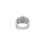 Cubic Zirconia Stone 925 Silver Ring