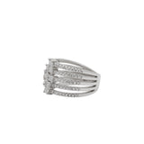 Cubic Zirconia Stone 925 Silver Ring