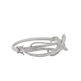 925 Sterling Silver Designer CZ Stone Bracelet