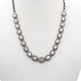 Handcrafted Polki Diamond Yellow Gold Necklace