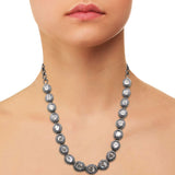 Handcrafted Polki Diamond Yellow Gold Necklace
