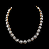 Yellow Gold Polki Diamond Necklace