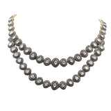 Traditional Polki Diamond Precious Necklace