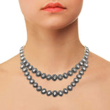 Traditional Polki Diamond Precious Necklace