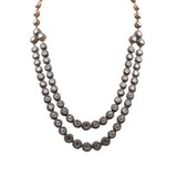 Natural Polki Diamond Yellow Gold Necklace