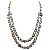 Natural Polki Diamond Yellow Gold Necklace