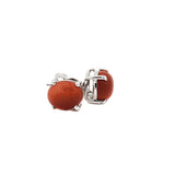 925 Silver Sunstone Gemstone Stud